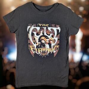 The Cult Electric Summer 87 Retro style Band Tee Wm L Babydoll Fit Rock Grunge